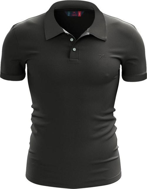 %100 Pamuk Polo T-Shirt IMPERO ANTRASİT