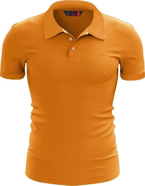 %100 Pamuk Polo T-Shirt IMPERO ORANJ