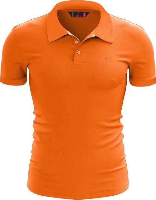 %100 Pamuk Polo T-Shirt IMPERO TURUNCU
