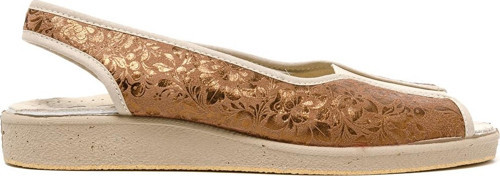 Kadın Sandalet 983 Green Life STRETCH WOMEN'S FOOTWEAR Brown