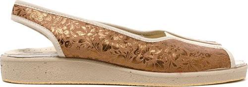 Kadın Sandalet 983 Green Life STRETCH WOMEN'S FOOTWEAR Brown
