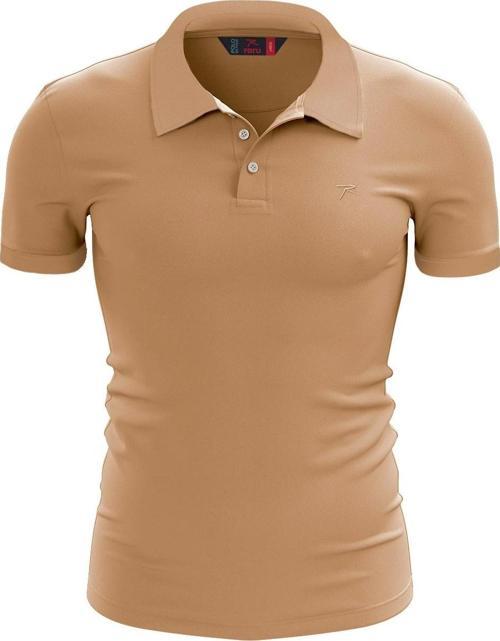 %100 Pamuk Polo T-Shirt IMPERO BEJ