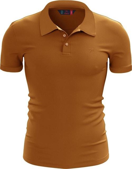 %100 Pamuk Polo T-Shirt IMPERO KAHVERENGİ