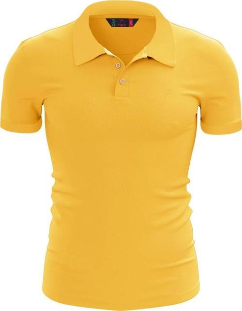 %100 Pamuk Polo T-Shirt IMPERO ORANJ