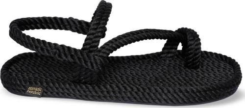 Kadın  HAW.0020.K.T Nomadic Hawaii Kauçuk Tabanlı Halat Sandalet Siyah