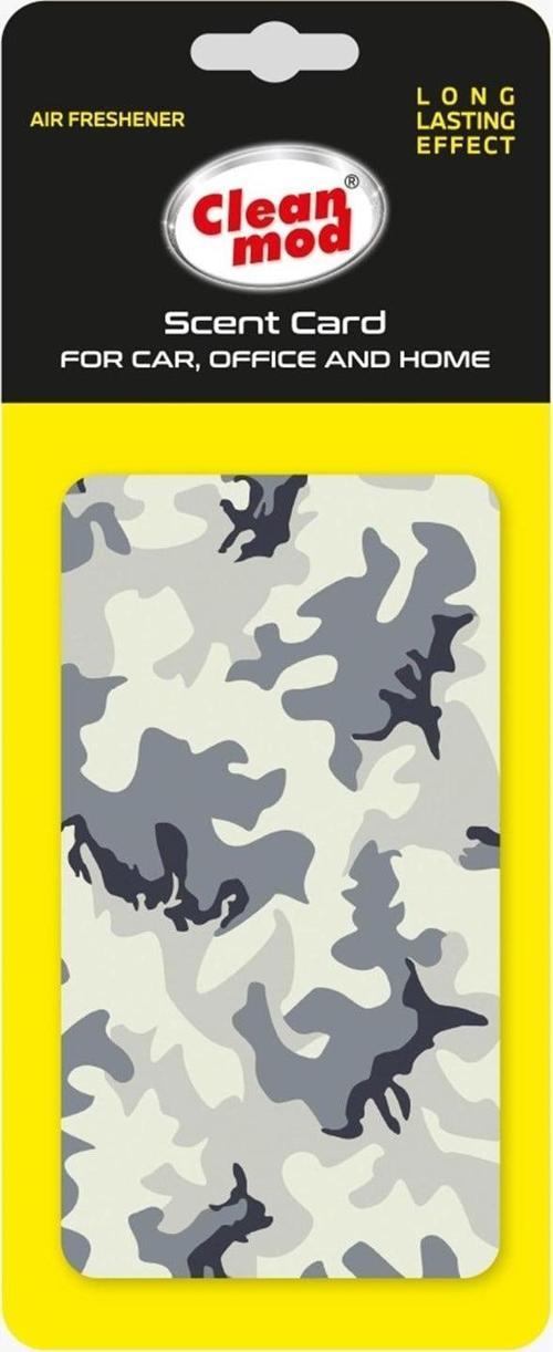 Cleanmod Scent Card Koku Kartı Ortam ve Oto Kokusu Kamuflaj