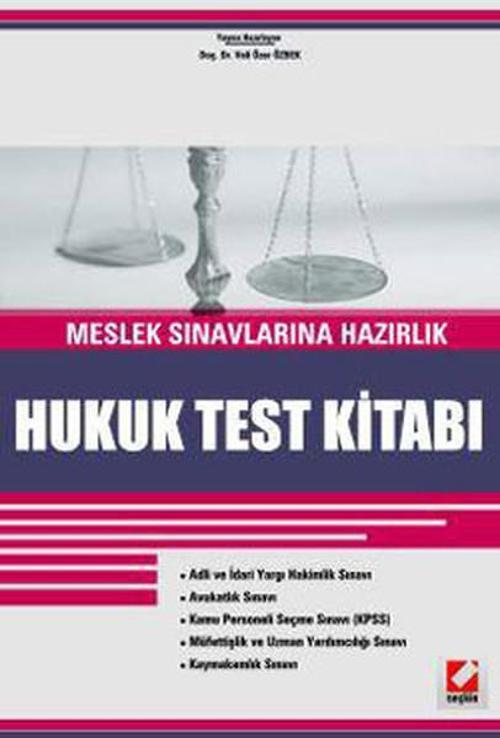 Meslek Sınavlarına Hazırlık Hukuk Test Kitabı