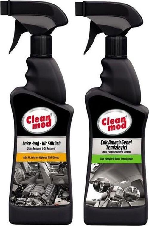 Cleanmod Leke, Yağ, Kir Sökücü ve Çok Amaçlı Genel Temizleyici 2 Li Set 500 ml