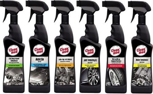 Cleanmod Oto Temizlik Seti Tam Set Bakım ve Temizlik 6 x 500 ml