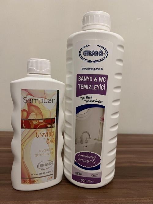 Banyo & Wc Temizleyici 1000 ml & Greyfurt Özlü Şampuan 300 ml