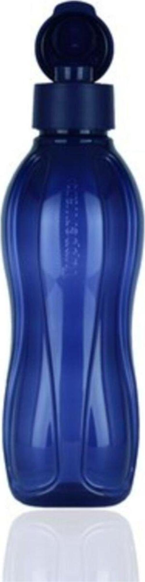 Koyu Lacivert Eko Şişe 500 ml Pratik Kapak