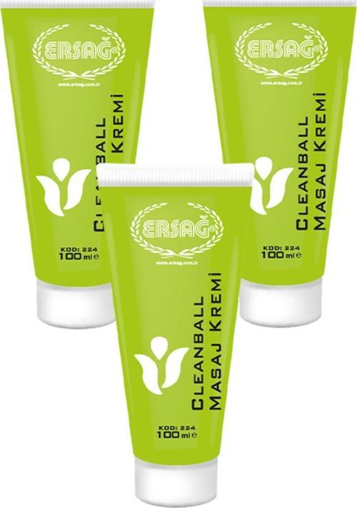Clean Ball Masaj Kremi 100 ML x 3 Adet
