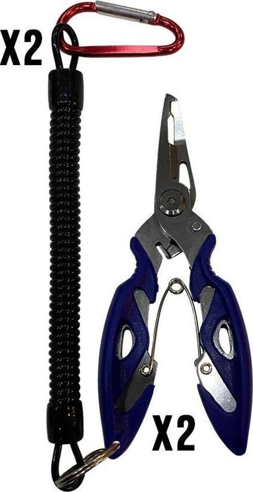 2 Adet Balıkçı Pensesi (Pliers) + 2 Adet Pense Aparatı