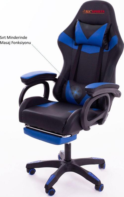 Sports Vıbro Oyuncu Koltuğu Masaj Özellikli Gaming Chair