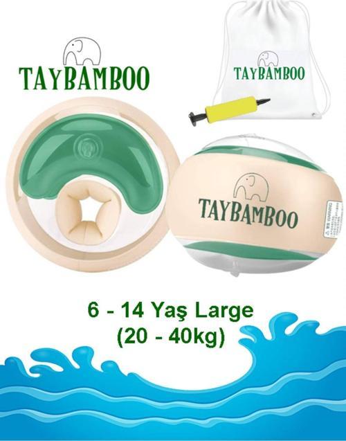 Classıcs Yuvarlak Üç Hava Odalı Yüzme Yardımcısı Kolluk Large (6-14 Yaş 19-40Kg)