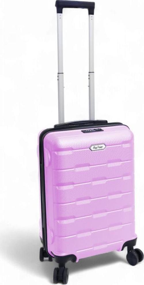 Moods Up TSA Kilitli 20" ABS Gövdeli Valiz  | Kabin Boy-Pembe