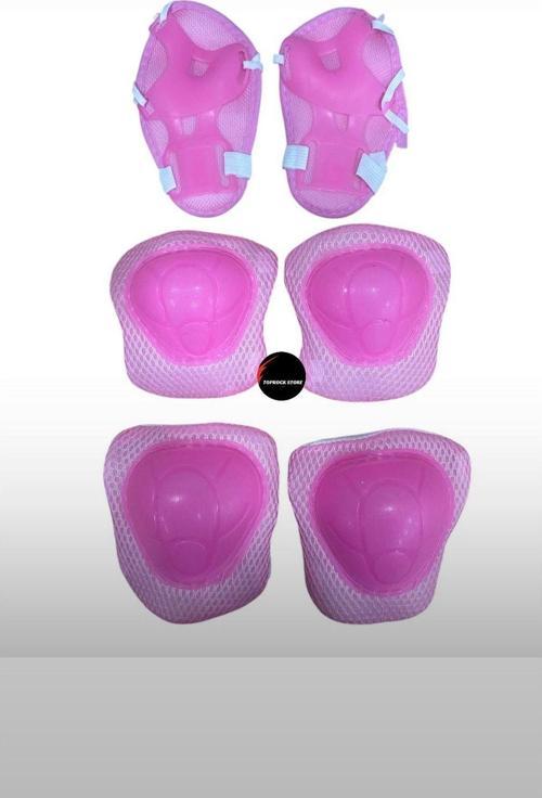 Toprockstore Çocuk Koruyucu Dizlik Dirseklik Set 6'Lı Paten Scooter Bisiklet Kaykay Koruyucu Ekipman Set