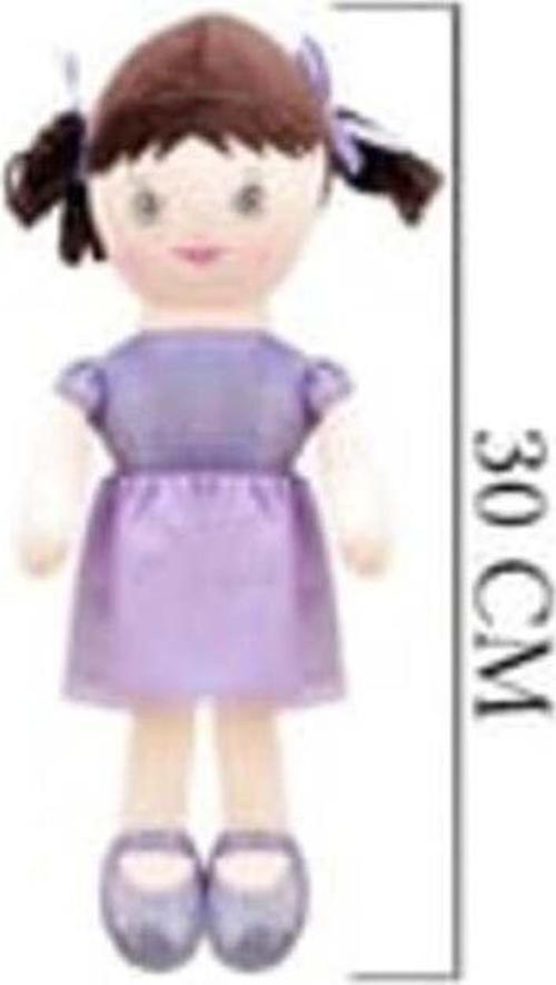Işıl Bez Bebek 30 Cm Lila