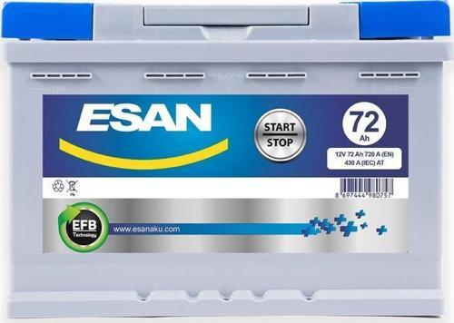 72Ah L3 PRESTİJ EFB GRİ GRİ DÜZ - Eski Akü İadesiz