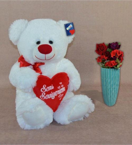 60 Cm Seni Seviyorum Kalp Tutan Ayıcık 78018