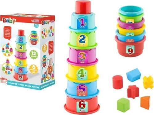 Toprockstore Silindir Kule Bultak 12 Parça