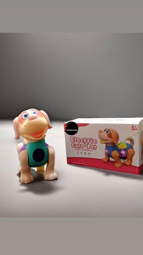 Toprockstore Sevimli Sesli Işıklı Cute Pilli Oyuncak Köpek