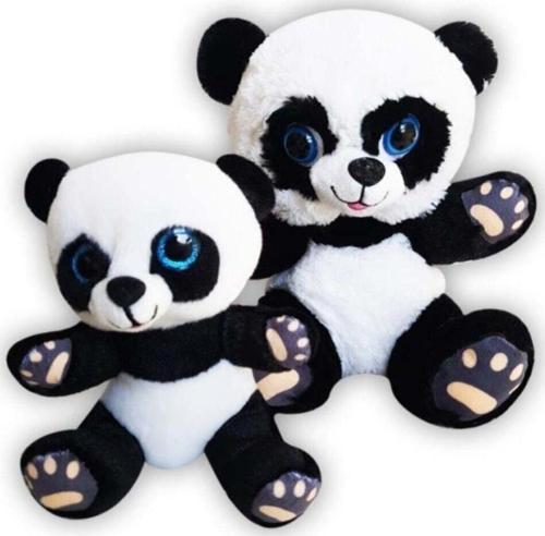 Minik Peluş Ve Panda 25 Cm Yavrusu Ile Birlikte Oyuncak