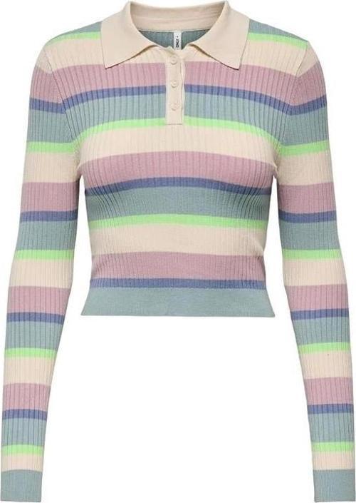 15340979 Polo Yaka Crop Kadın Kazak