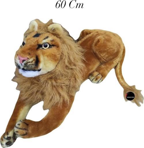 Toprockstore Aslan Peluş Dev Boy 60 Cm Peluş Aslan