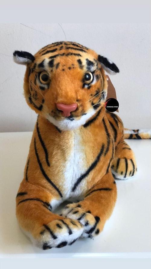 Toprockstore Sesli Kükreyen Kaplan Peluş 40 Cm
