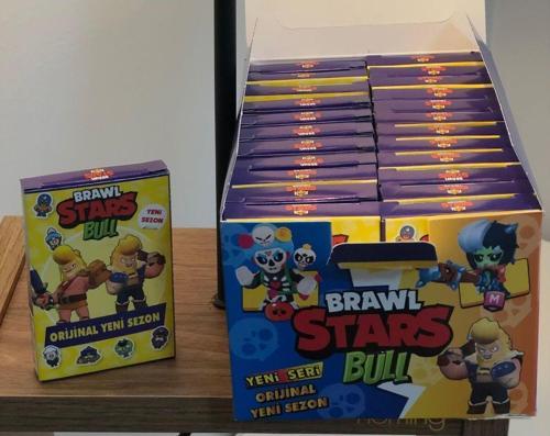 Toprockstore Brawl Stars Bull Oyuncu Kartları Orijinal Yeni Sezon Yeni Seri 24 Kutu 240 Adet