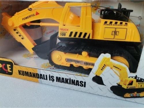 Toprockstore Oyuncak Kepçe Uzaktan Kumandalı Ileri Geri Tam Dönüş Işıklı Sesli Boyu 22 Cm Pilli