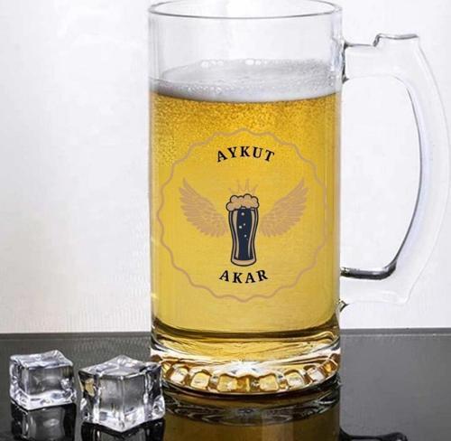 Kişiye Özel Tasarımlı Bira Bardağı