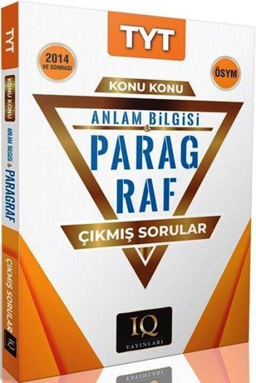 TYT Paragraf Çıkmış Sorular 2014 ve Sonrası