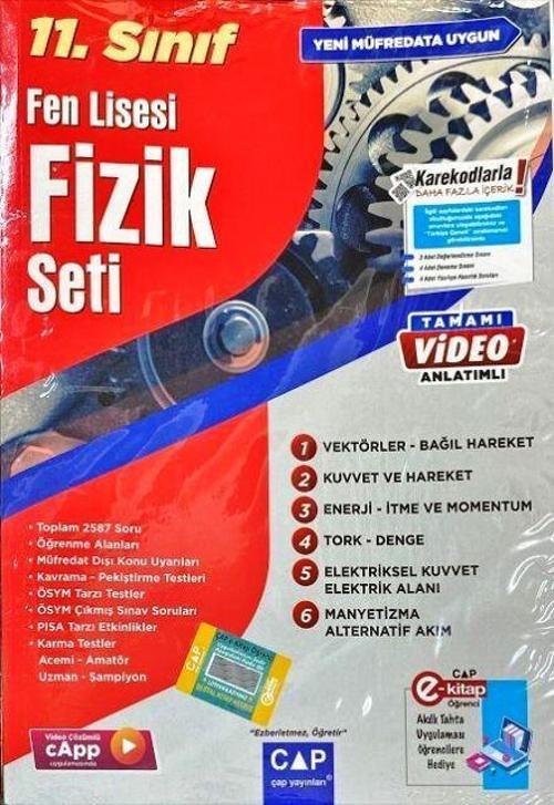11. Sınıf Fen Lisesi Fizik Seti Çap Yayınları