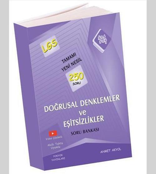 DOĞRUSAL DENKLEMLER VE EŞİTSİZLİKLER