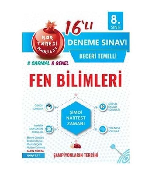 8. Sınıf Fen Bilimleri Nar Tanesi 16 Deneme 