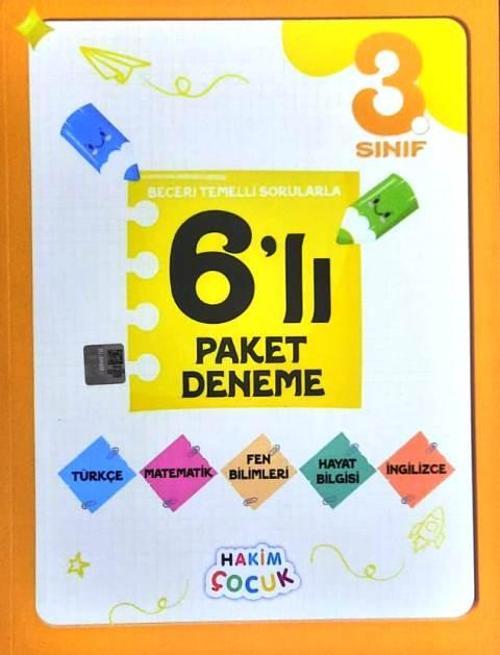 3. Sınıf Beceri Temelli Sorularla 6 lı Paket Deneme


