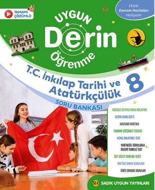 8. Sınıf LGS T.C. İnkılap Tarihi ve Atatürkçülük Derin Öğrenme Soru Bankası


