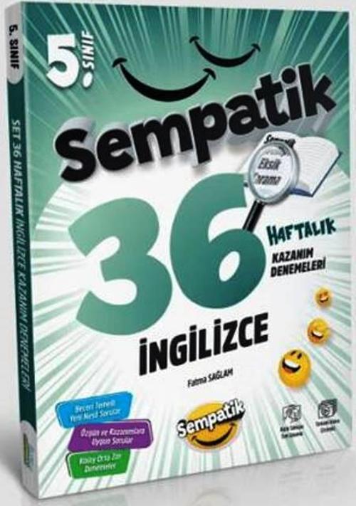 5. Sınıf İngilizce 36 Haftalık Kazanım Denemeleri