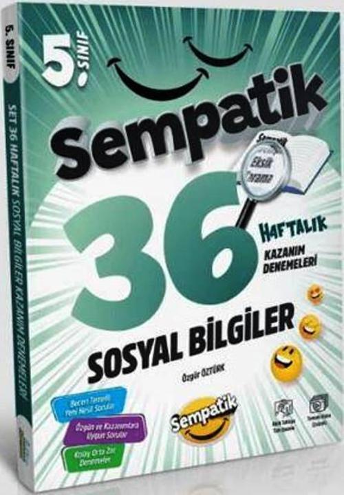5. Sınıf Sosyal Bilgiler 36 Haftalık Kazanım Denemeleri