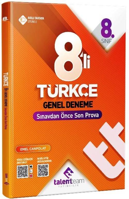 8. Sınıf LGS Türkçe 8'Li Genel Deneme