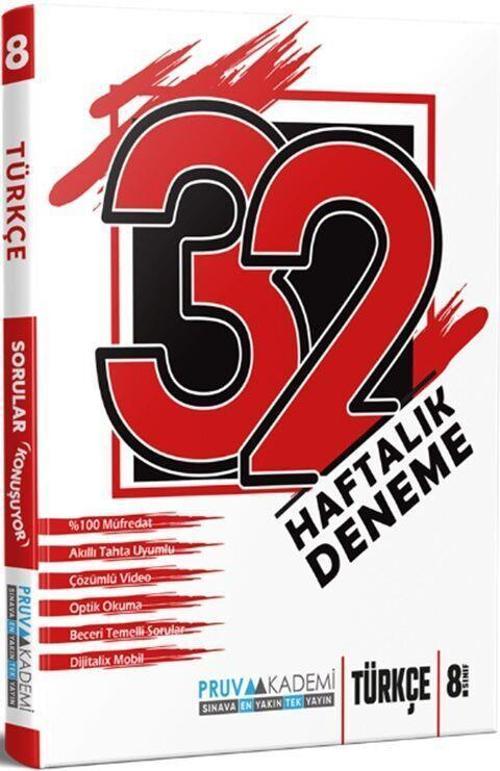8. Sınıf Türkçe 32 Haftalık Deneme 2025