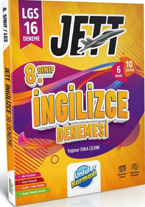 8.Sınıf LGS İngilizce 16 Deneme JETT Serisi