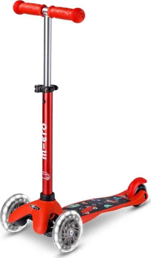 Mini Micro Minilino LED Red Scooter