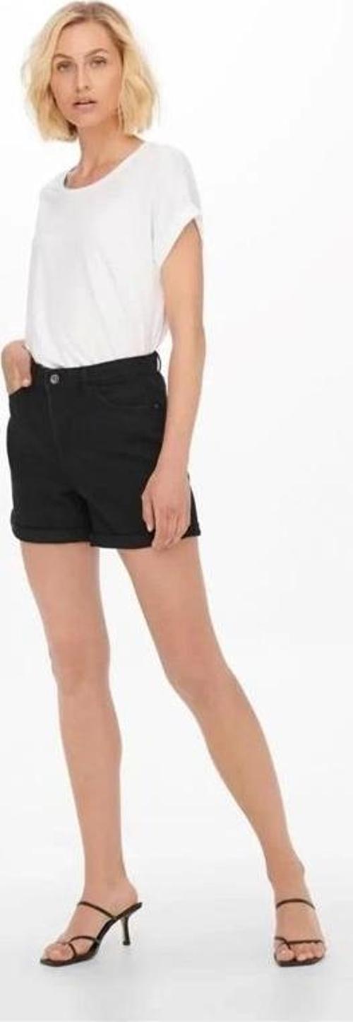 Kadın Onlvega Kot Şort Mom Shorts