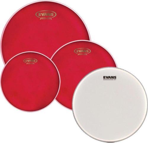 Epp-Hruv1-S 4’Lü Hydraulic Red Standart Tom Pack+Uv1 Snare