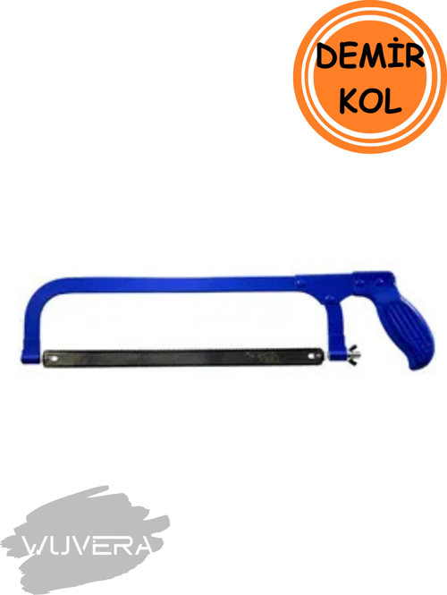 300 mm Ergonomik Demir Testere Kolu – Döküm Gövde, Güçlü Kesim Performansı