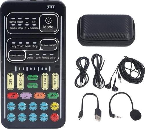 Ayt Powermaster PM-26645 Çok Fonksiyonlu Taşınabilir Ses Değiştirici 8 Farklı Ses Özellikli Mikrofon Ses Değiştirme