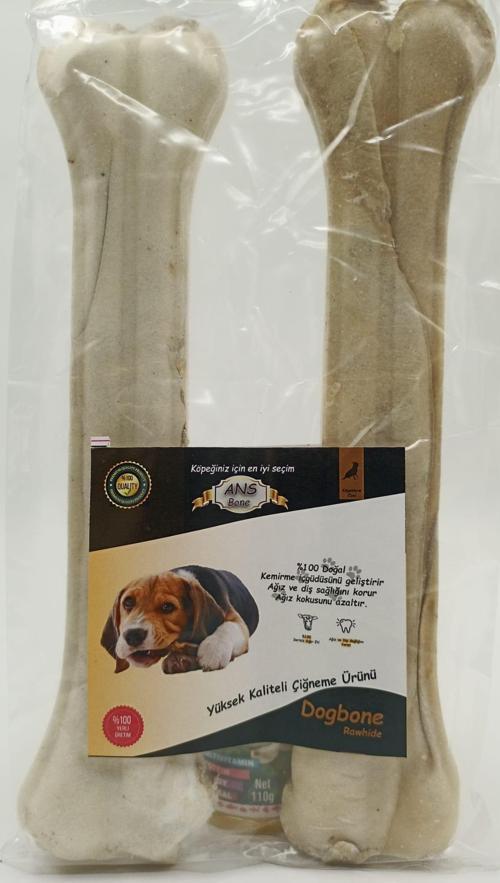 27 Cm Pres Kemik 2'Li Torba Çiğneme Kemiği Ekonomik